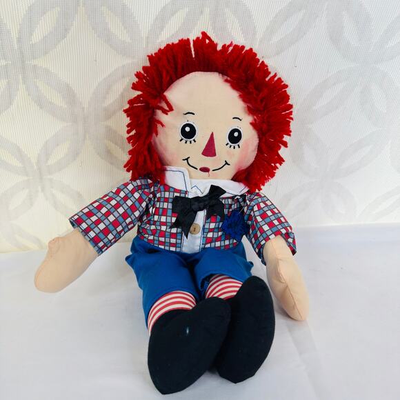 5 for $25| Raggedy Andy Rag Doll Applause 17" Plush Fabric Toy - Picture 6 of 6